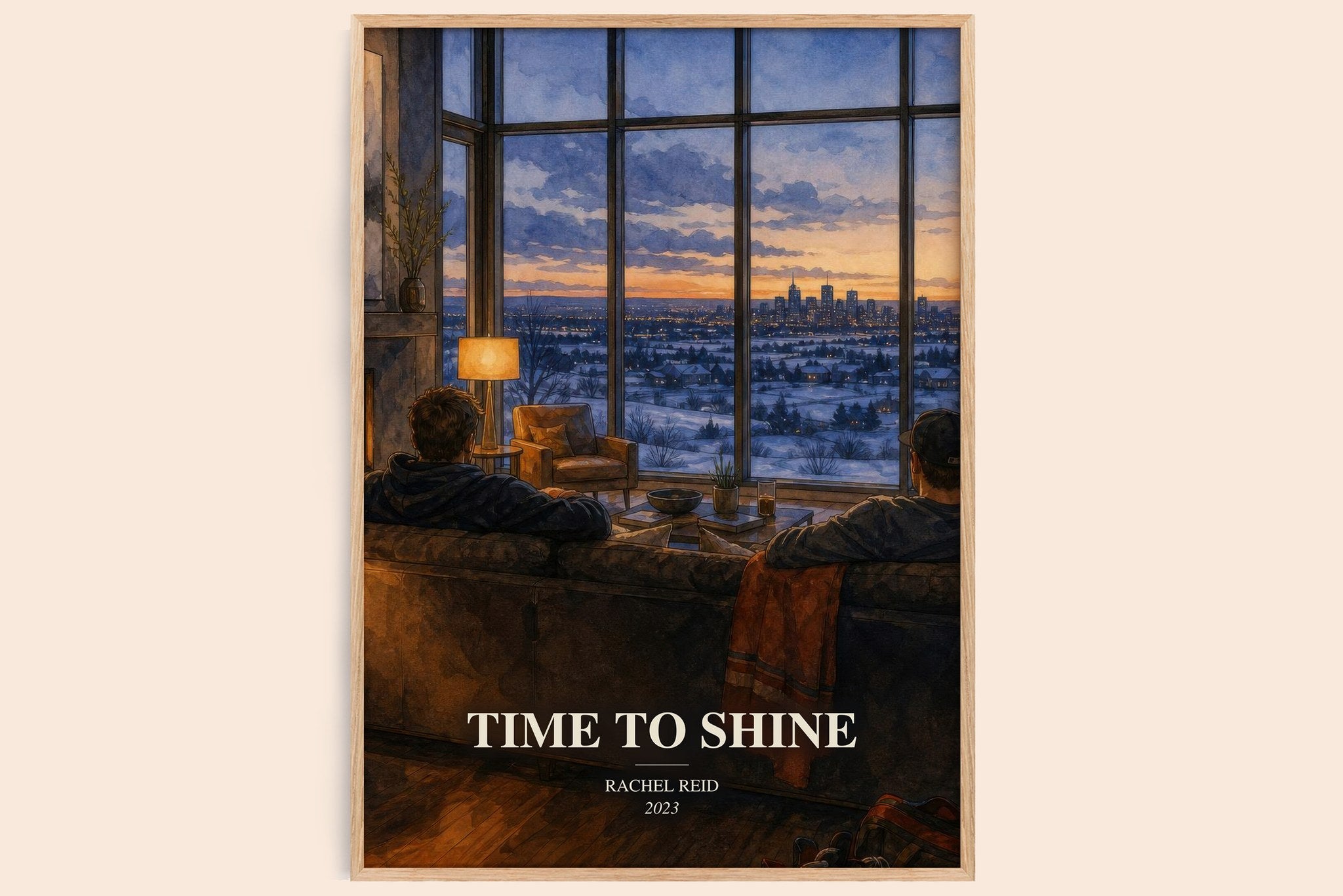 Time to Shine Book Watercolour Illustration by Rachel Reid