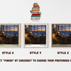 Time to Shine literary print in frame leaning in hallway – romance wall art
