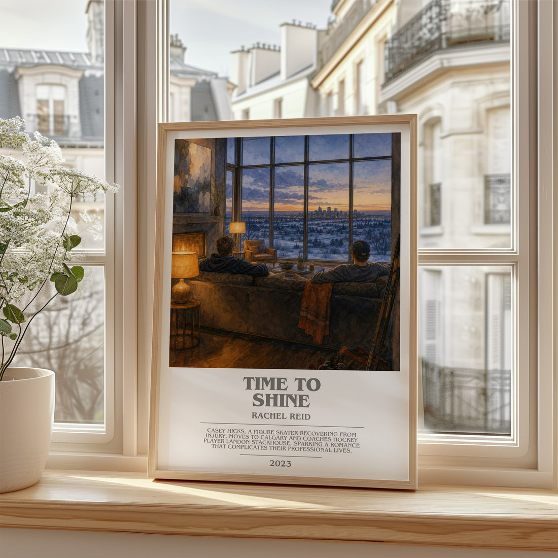 Time to Shine bookish poster colour and style options – Rachel Reid book art