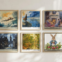 Indian Fairy Tales literary art print colour and style options – Joseph Jacobs book art
