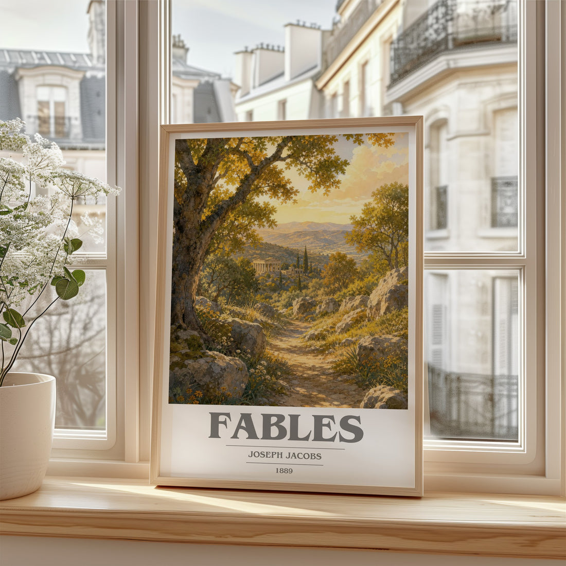Fables book cover poster colour and style options – Joseph Jacobs book art