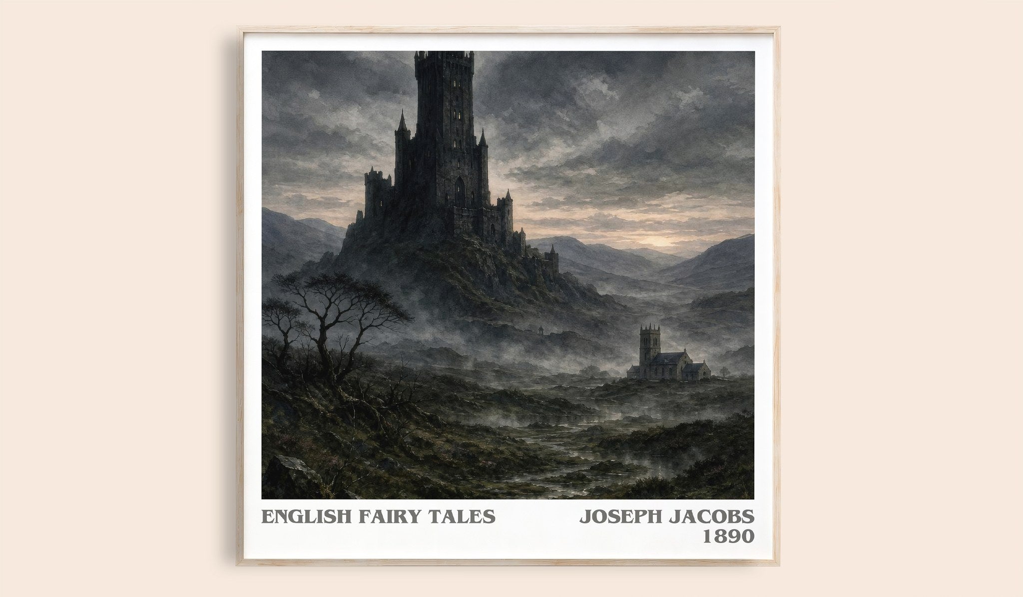 English Fairy Tales Literary Art Print by Joseph Jacobs
