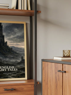 English Fairy Tales book watercolour illustration paper finish options – matte satin gloss