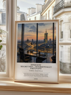 Innocent Secretary...Accidentally Pregnant bookish poster colour and style options – Carol Marinelli book art