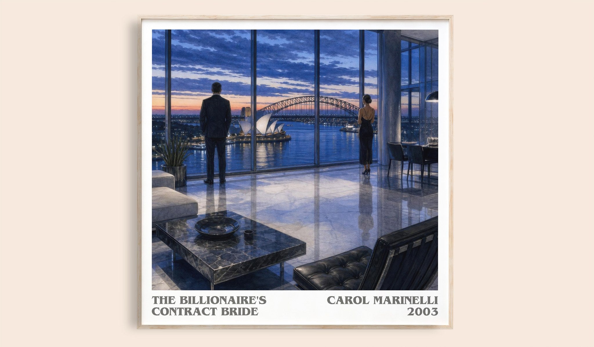 The Billionaire's Contract Bride Literary Art Print by Carol Marinelli