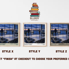 The Billionaire's Contract Bride literary print in frame leaning in hallway – romance wall art