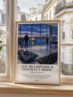 The Billionaire's Contract Bride bookish poster colour and style options – Carol Marinelli book art