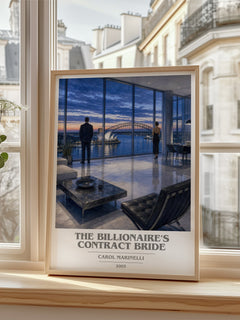 The Billionaire's Contract Bride book cover poster colour and style options – Carol Marinelli book art