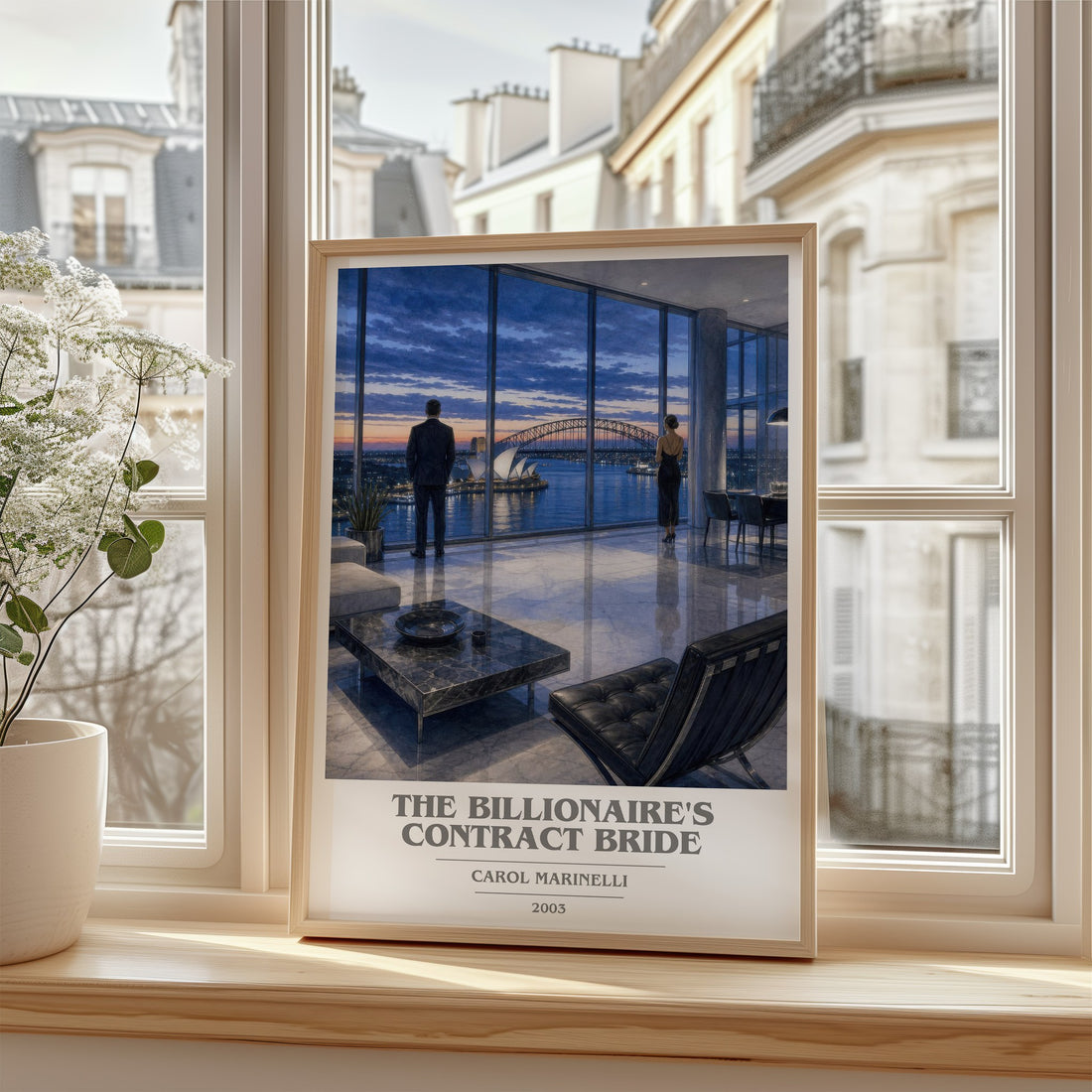 The Billionaire's Contract Bride book cover poster colour and style options – Carol Marinelli book art