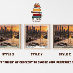 Billionaire Doctor, Ordinary Nurse literary print in frame leaning in hallway – romance wall art