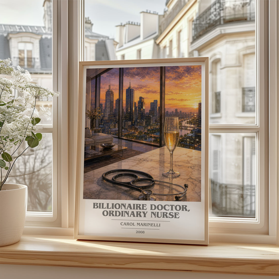 Billionaire Doctor, Ordinary Nurse book cover poster colour and style options – Carol Marinelli book art