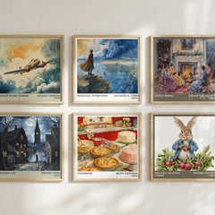 Cookbook literary art print colour and style options – Betty Crocker book art