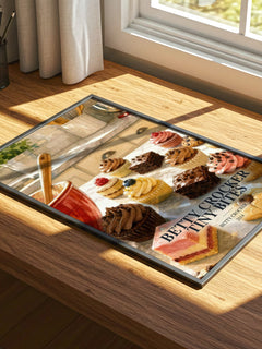 Betty Crocker tiny bites watercolour book poster framed on wall – __new__:cookbook wall art