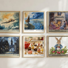 Betty Crocker tiny bites literary art print colour and style options – Betty Crocker book art