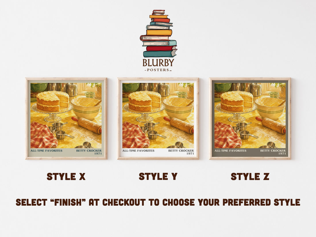 All-time favorites literary print in frame leaning in hallway – non fiction wall art (mockup)