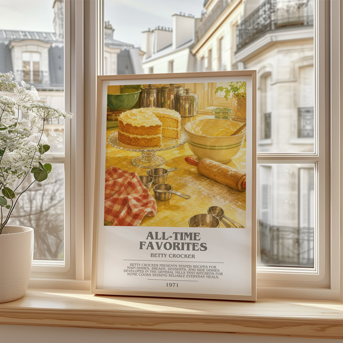 All-time favorites bookish poster colour and style options – Betty Crocker book art