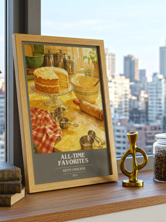 All-time favorites book cover print framed by window – literary home decor