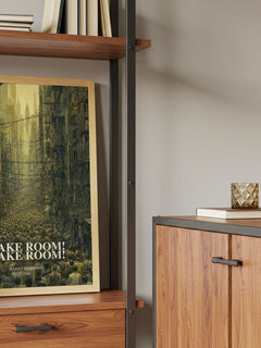 Make Room! Make Room! book watercolour illustration paper finish options – matte satin gloss