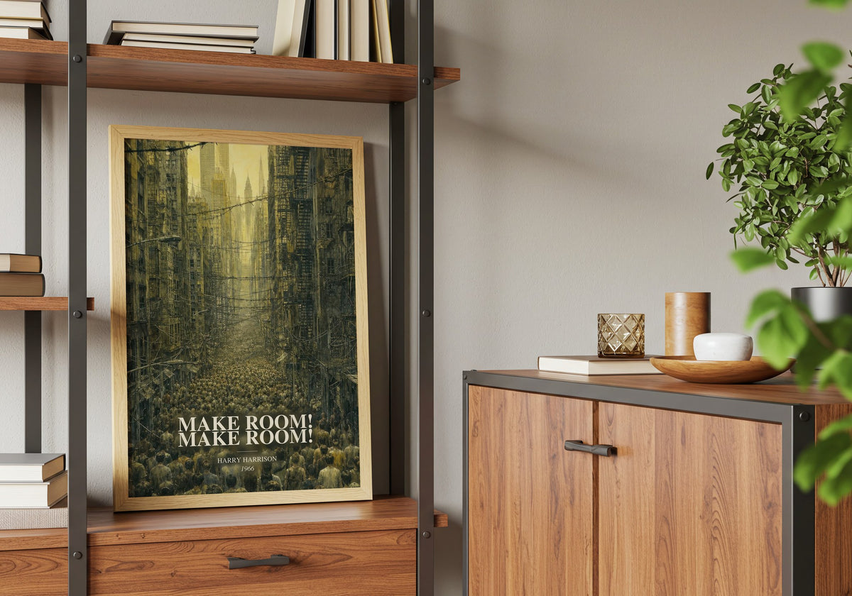 Make Room! Make Room! book watercolour illustration paper finish options – matte satin gloss