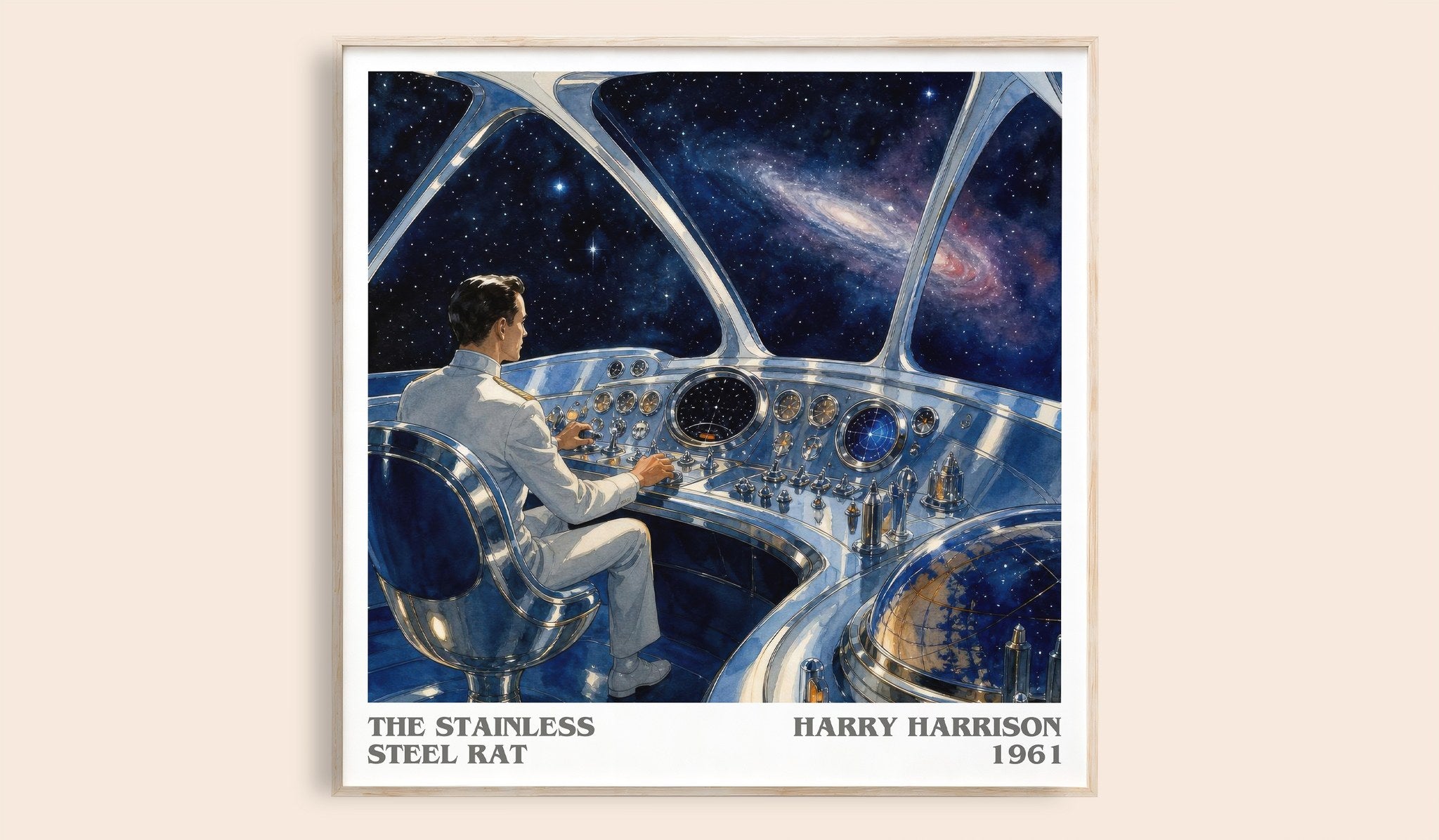 The Stainless Steel Rat Literary Art Print by Harry Harrison