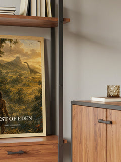 West of Eden book watercolour illustration paper finish options – matte satin gloss