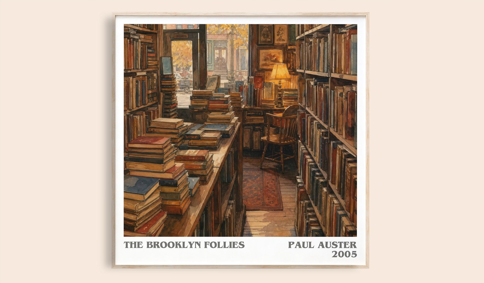 The Brooklyn Follies Literary Art Print by Paul Auster