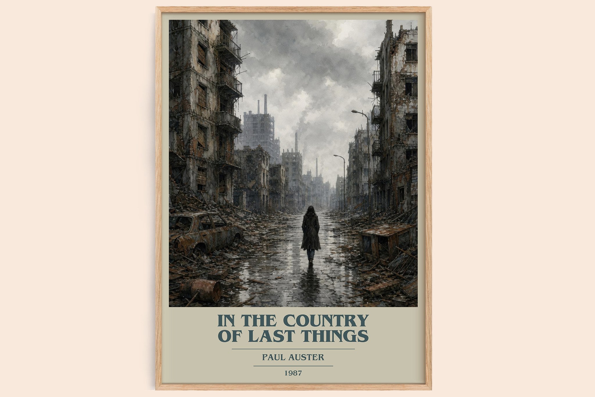 In the Country of Last Things Book Cover Poster by Paul Auster