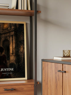 Justine book watercolour illustration paper finish options – matte satin gloss