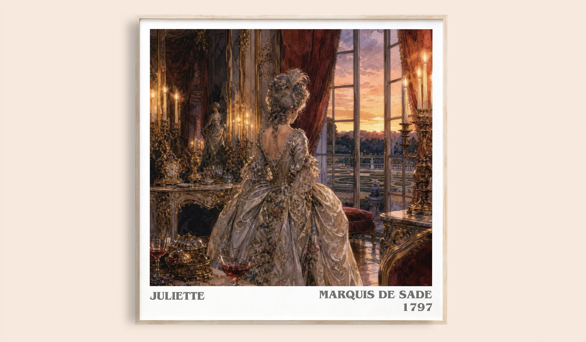 Juliette Literary Art Print by Marquis de Sade