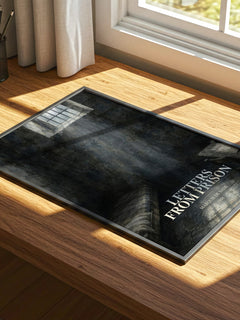 Letters from prison watercolour book poster framed on wall – philosophy wall art