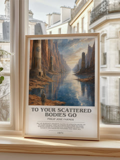 To your scattered bodies go bookish poster colour and style options – Philip José Farmer book art