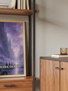 The dark design book watercolour illustration paper finish options – matte satin gloss