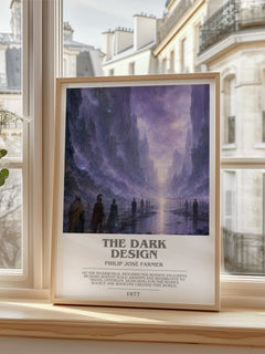 The dark design bookish poster colour and style options – Philip José Farmer book art