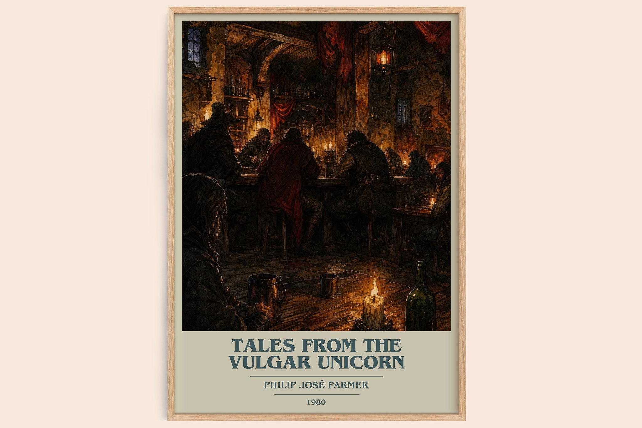 Tales from the Vulgar Unicorn Book Cover Poster by Philip José Farmer
