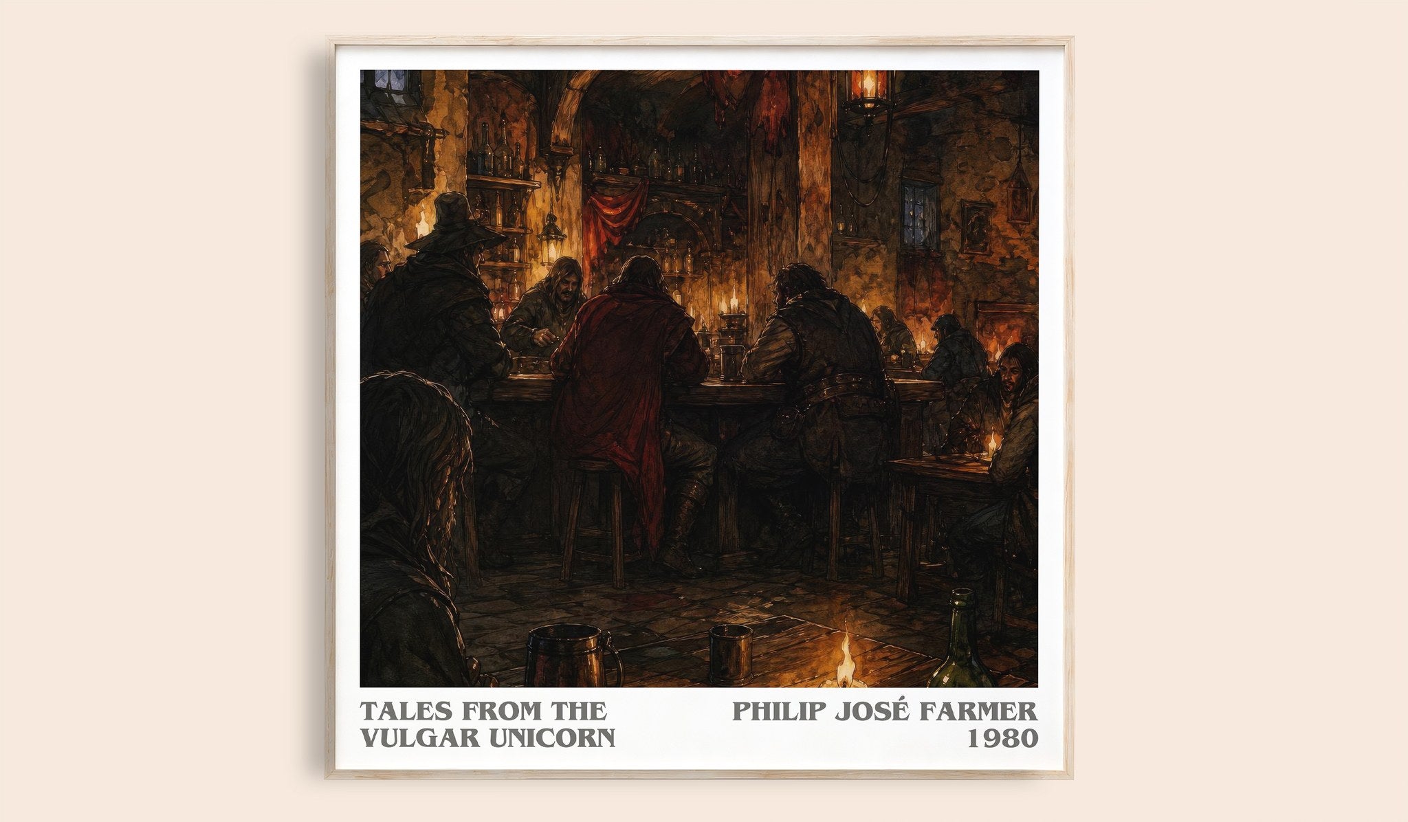 Tales from the Vulgar Unicorn Literary Art Print by Philip José Farmer