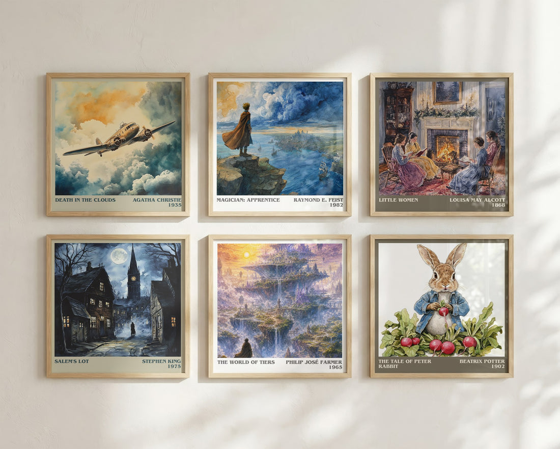 The World of Tiers literary art print colour and style options – Philip José Farmer book art