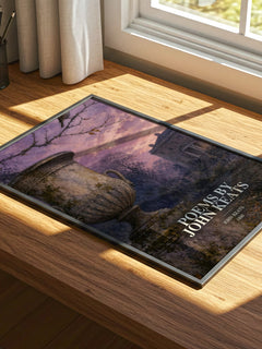 Poems by John Keats watercolour book poster framed on wall – poetry wall art