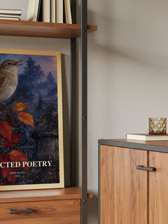 Selected poetry book watercolour illustration paper finish options – matte satin gloss