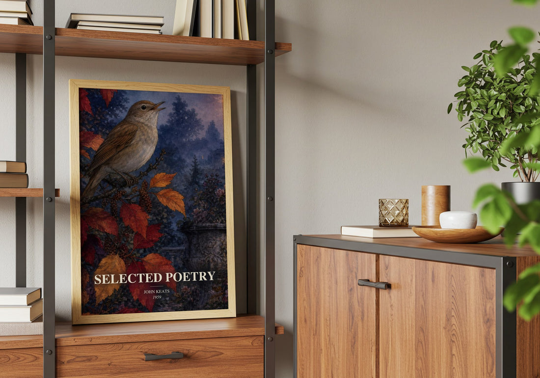 Selected poetry book watercolour illustration paper finish options – matte satin gloss