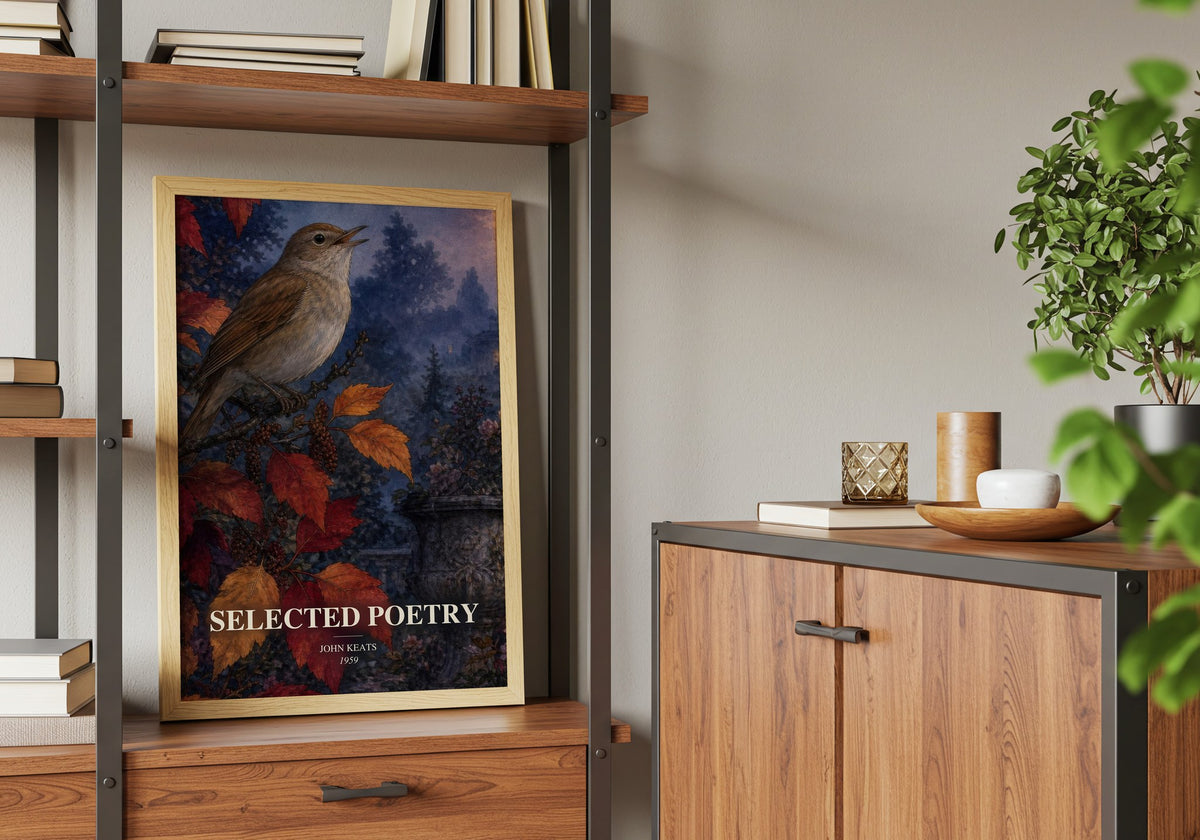 Selected poetry book watercolour illustration paper finish options – matte satin gloss