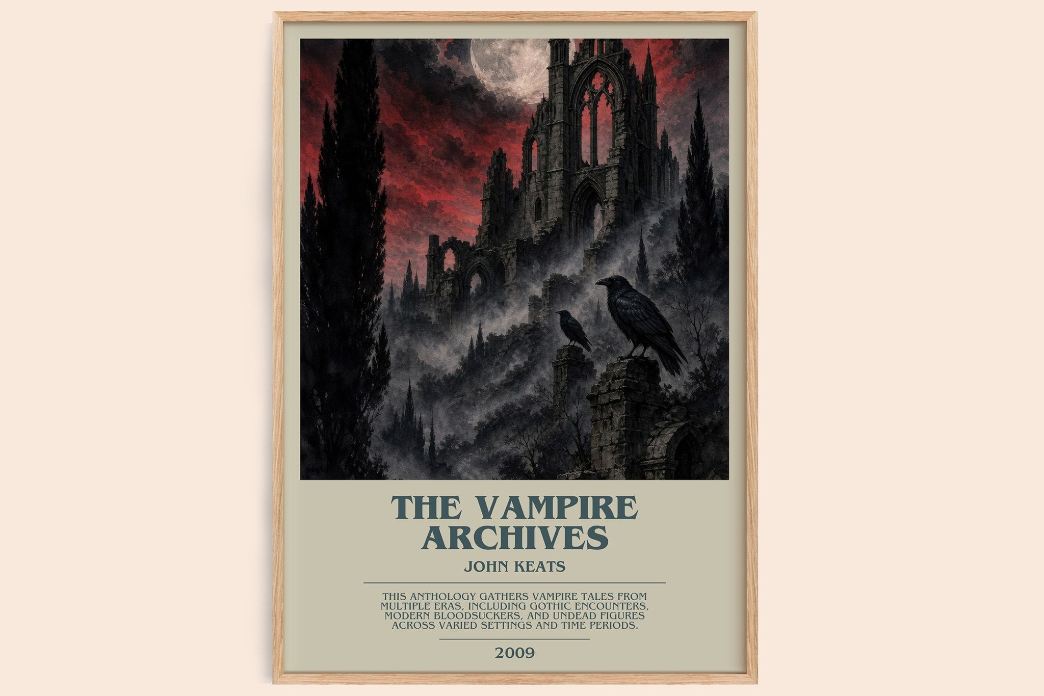 The Vampire Archives Bookish Wall Art by John Keats