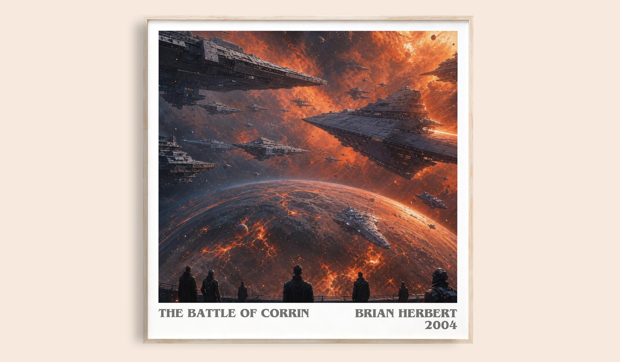 The Battle of Corrin Literary Art Print by Brian Herbert