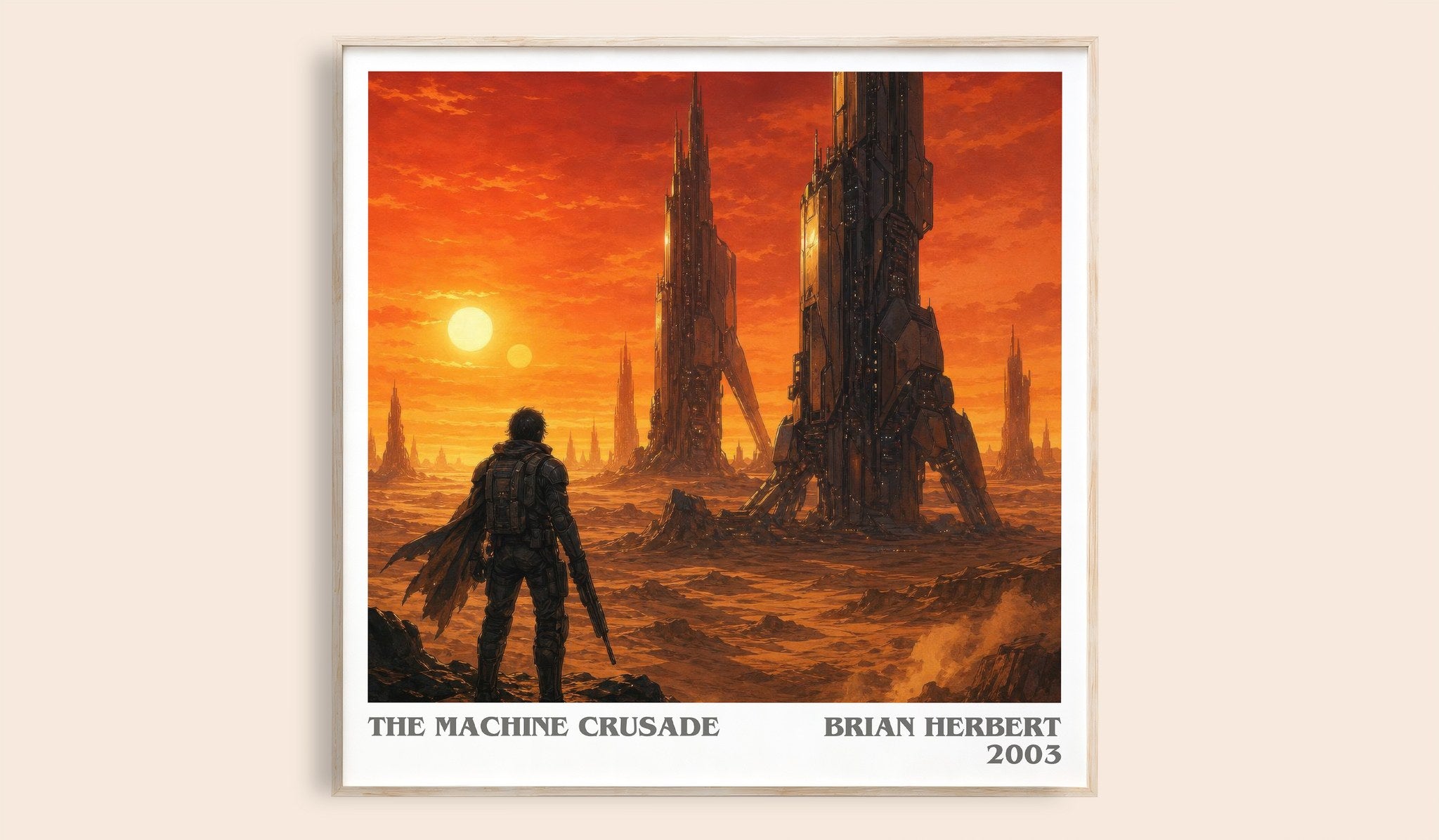 The Machine Crusade Literary Art Print by Brian Herbert