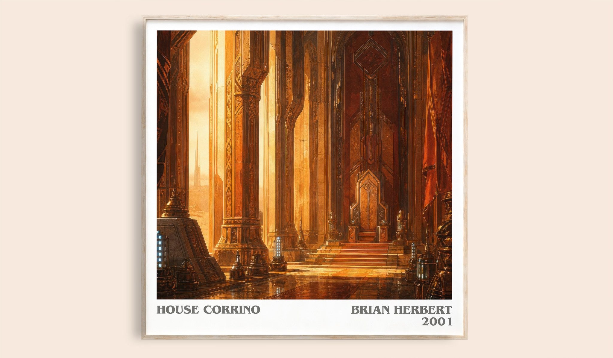 House Corrino Literary Art Print by Brian Herbert