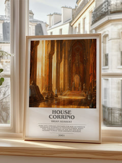 House Corrino bookish poster colour and style options – Brian Herbert book art