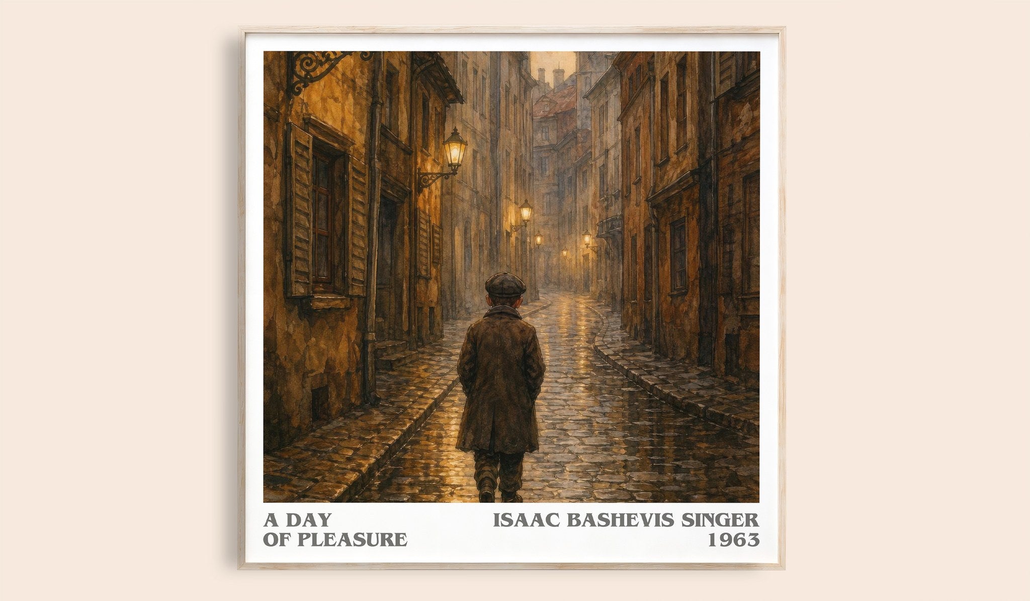 A day of pleasure Literary Art Print by Isaac Bashevis Singer