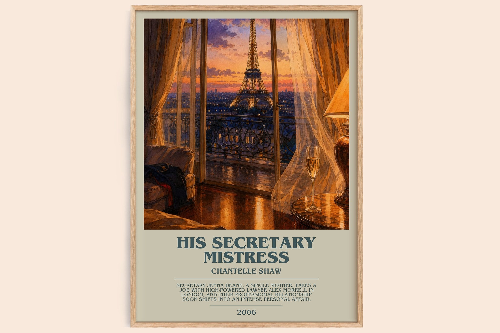 His Secretary Mistress Bookish Wall Art by Chantelle Shaw