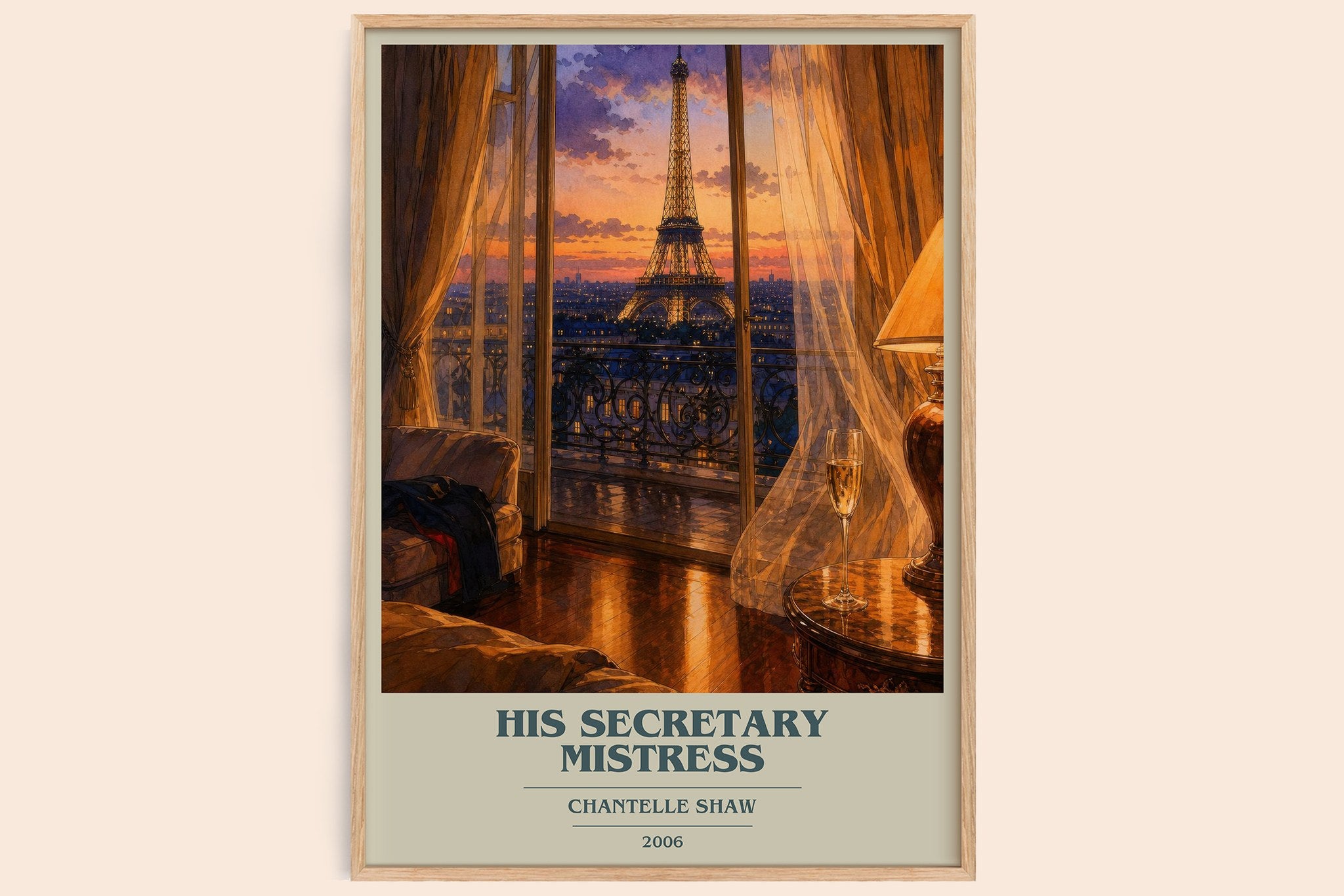 His Secretary Mistress Book Cover Poster by Chantelle Shaw