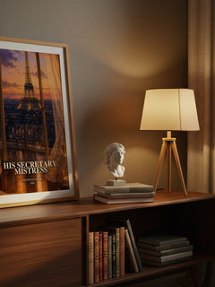 His Secretary Mistress watercolour print on bookshelf – Chantelle Shaw fan gift