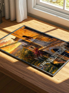 The Spanish Duke's Virgin Bride watercolour book poster framed on wall – romance wall art
